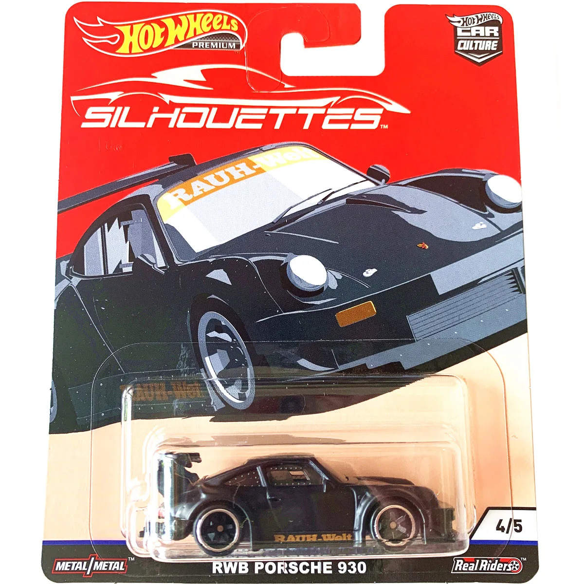 Hot Wheels silhouette 1:64 MONZA corevtte porsche 935-78 930 rwb nissan skyline Collect diecast alloy car model articles FPY8