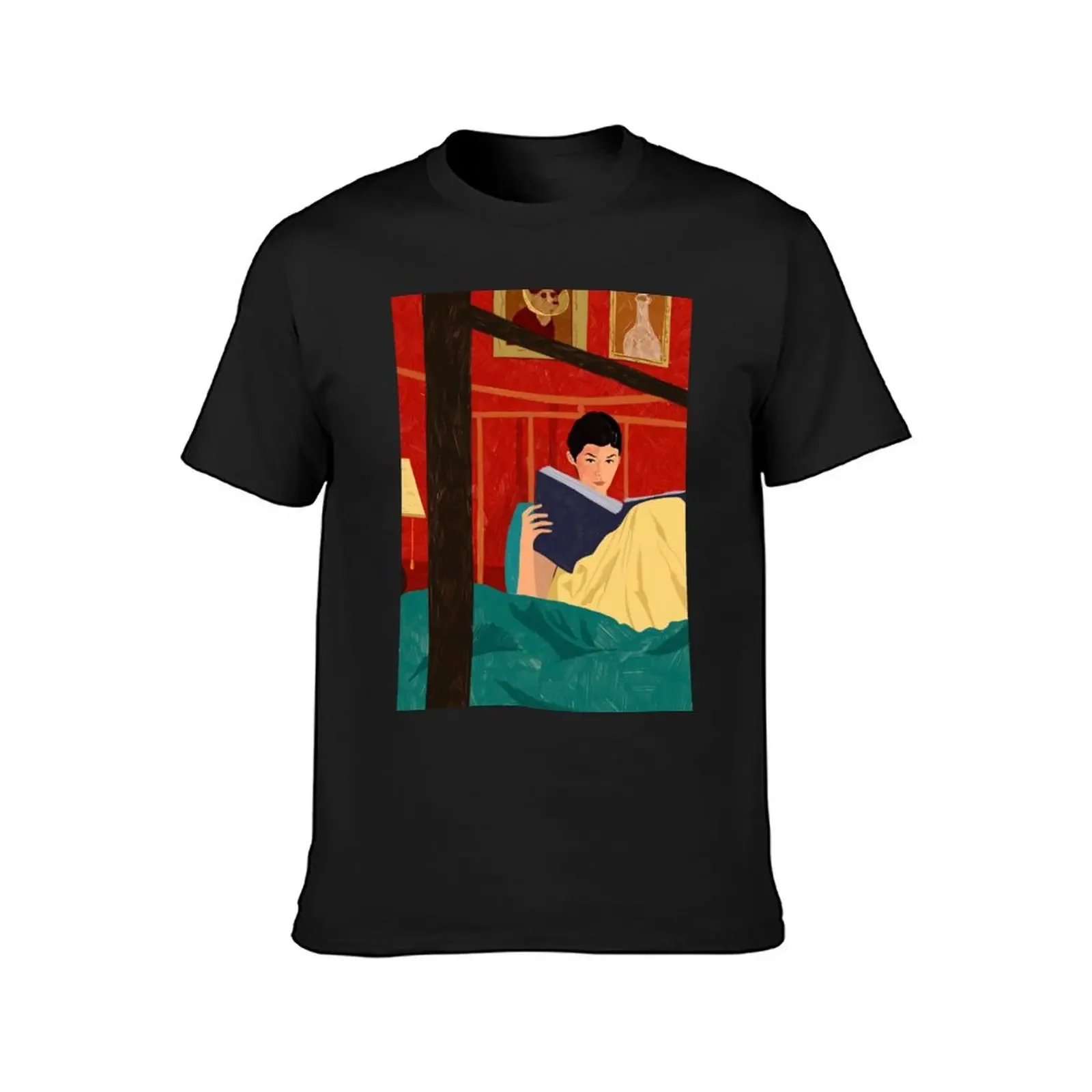 Amelie Poulain - Movie Illustration T-Shirt essential t shirt valentines clothes funny gifts black t shirts for men