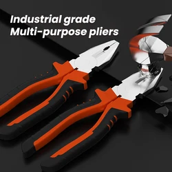 6/8 Inch Wire Cutter Diagonal Pliers Needle Nose Pliers Crimping Pliers Tool Steel Large Opening Multifunctional Hand Tools