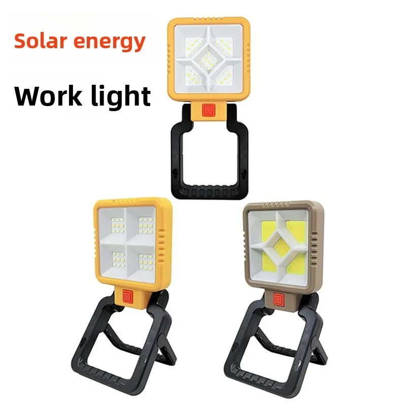 

Многофункциональный аварийный светильник для кемпинга на солнечной энергии: перезаряжаемый через USB, долговечный, портативный рабочий светильник и фонарик