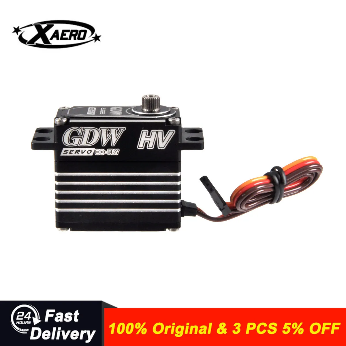 

GDW BLS893 36KG Steel Gear Digital Servo - High Torque Brushless for Fixed Wing RC Aircraft - Waterproof & Programmable