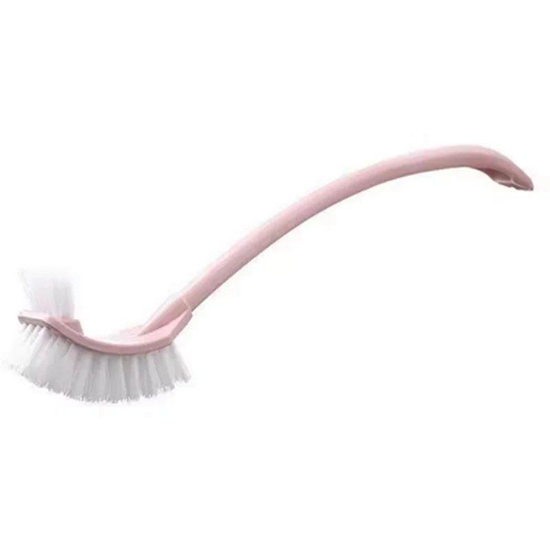 

AB11-Багатофункциональная щетка для чистки унитаза с двойной головкой, изогнутая щетка с мягкими волосами, угловая щетка для чистки ванной комнаты с длинной ручкой