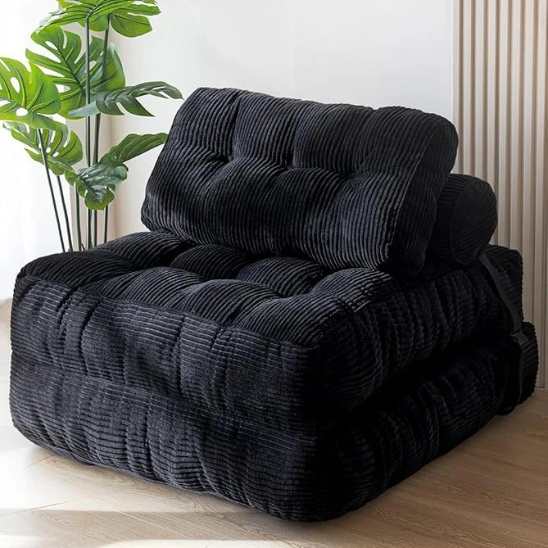 Multi Function Compression Sofa VacuumFoldable Simple Fabric Corner Modular Couch Floor Nordic Living Room Bedroom Decoration