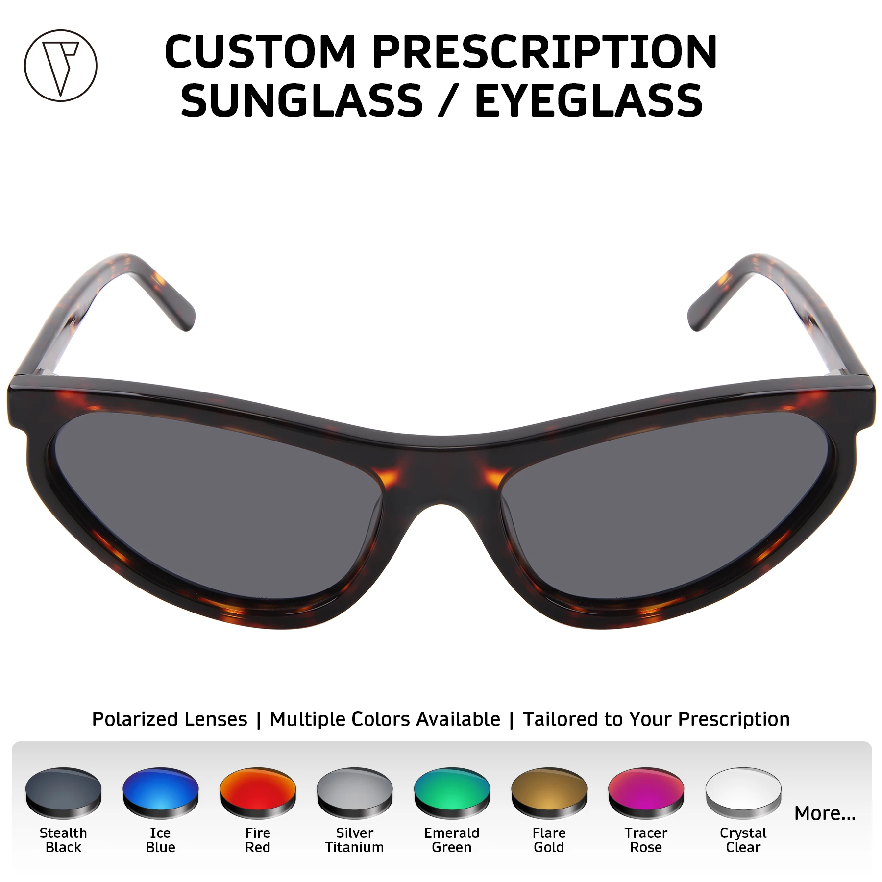 

ONDEX Custom Prescription Sunglasses/Eyeglasses,Stylish UV400 Polarized Lenses,Photochromic Lens,Personalized Power-1.00 to-8.50