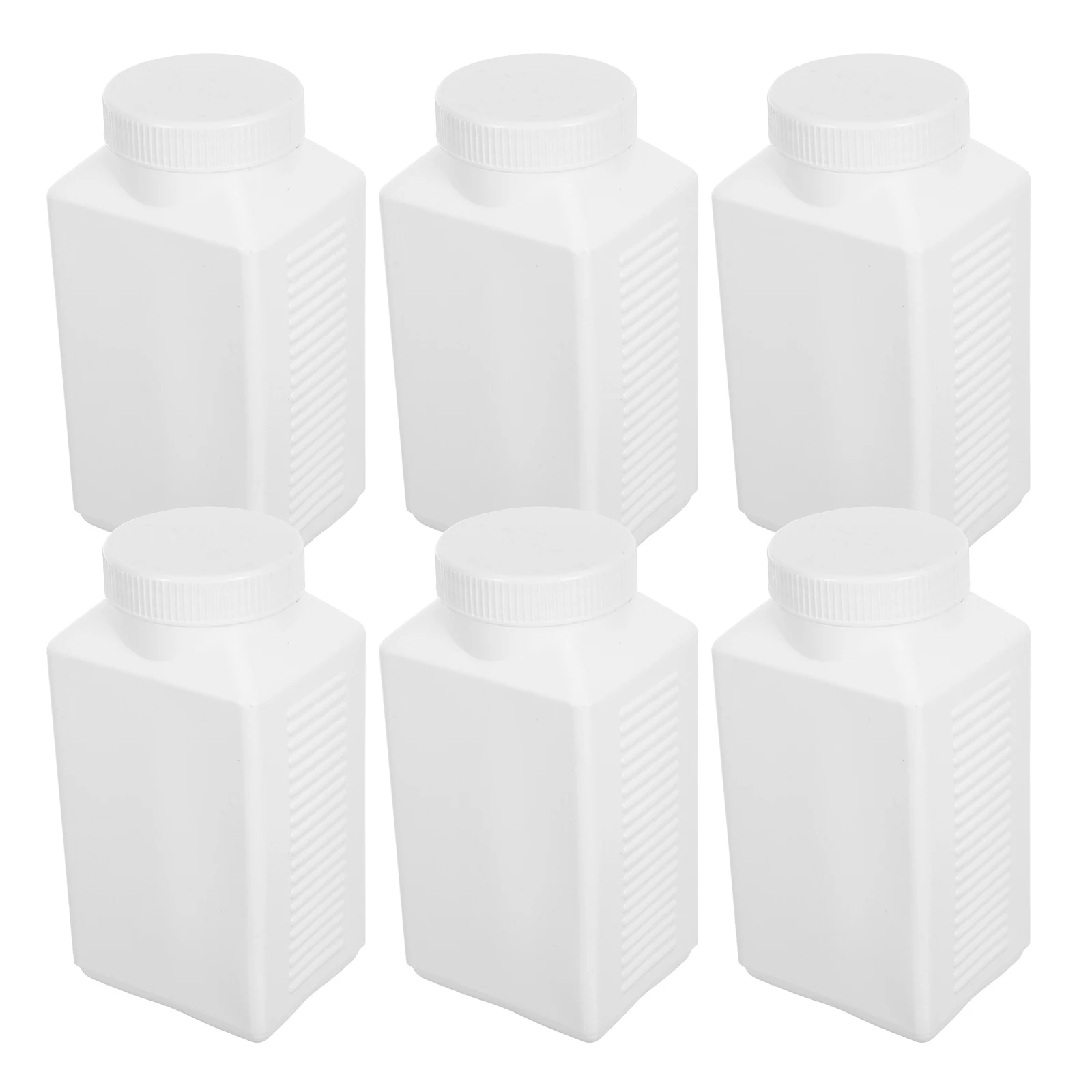 

6 Pcs Laboratory Reagent Bottle Liquid Chemical Sample Bottles Plastic with Cap Containers Hdpe