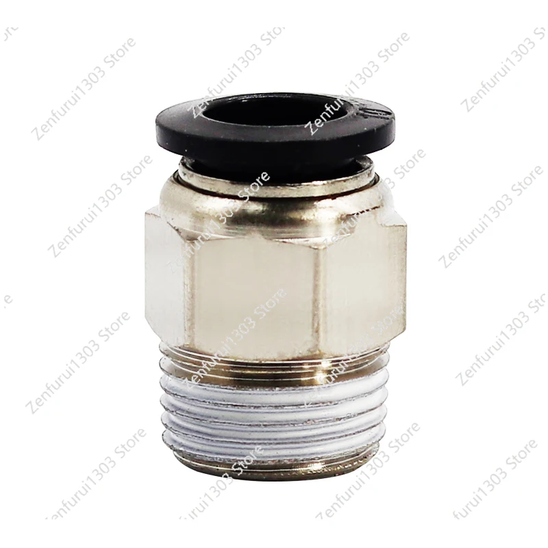 

Пневматический быстроразъемный соединитель прямого типа (гнездо) для пневматических систем, быстрозажимной фитинг