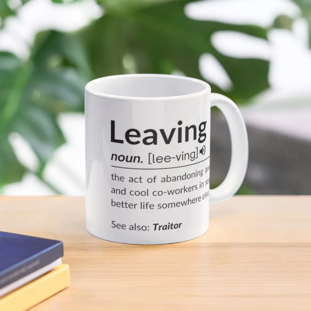 Going Away Gift For Coworker Colleague  Mug Gifts Coffee Simple Printed Image Handle Round Drinkware Tea Cup Design Photo