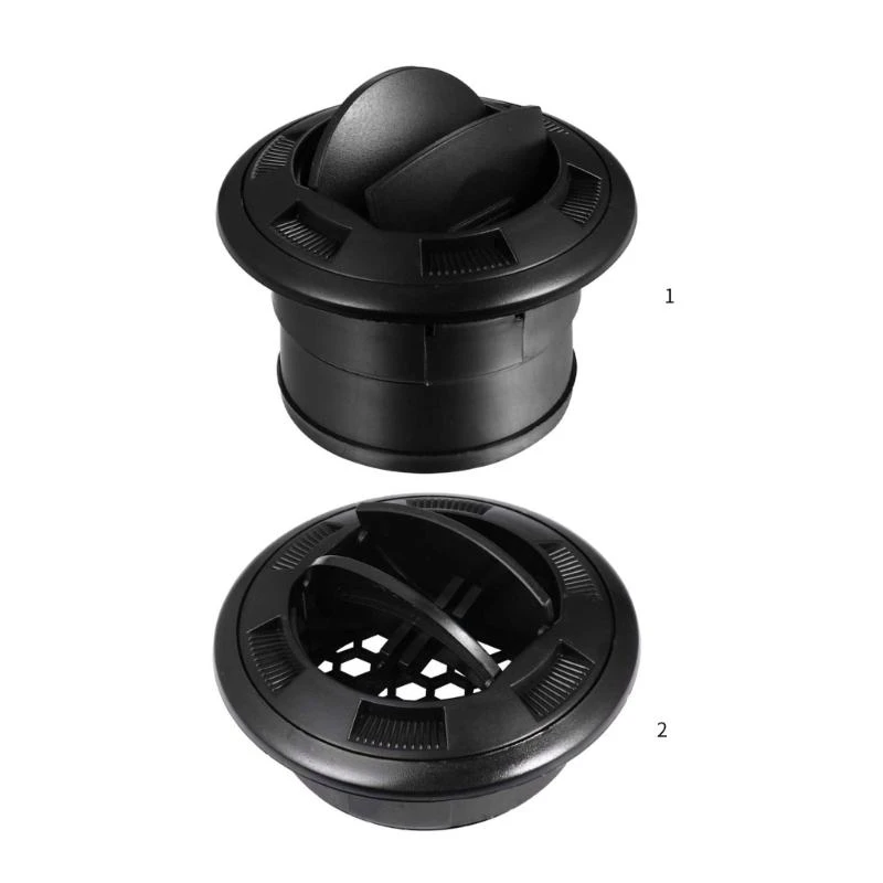 High Efficiency Travel Motorhome Round Air Ventilation Outlet Louver with Adjustable Leaf Enhances Comfort Travel Buses R6FB