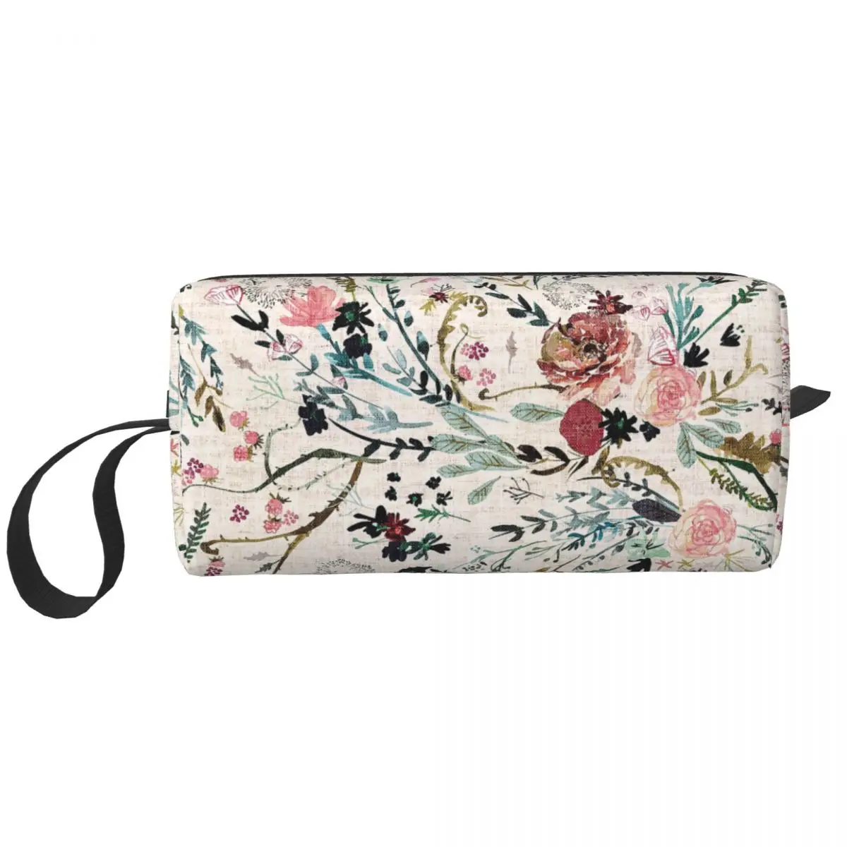 Fable Floral Retro Cosmetic Bag Women Makeup Bags Travel Daily Toiletry Bag Organizer Merch