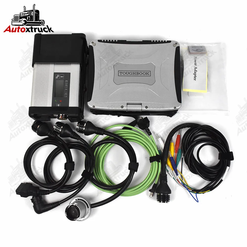 2023.3 best Quality Full Chip FOR MB Star C5 with WIFI 12V&24V FOR MB SD Connect C5 Diagnostic Tool with CF19 CF-19 Laptop