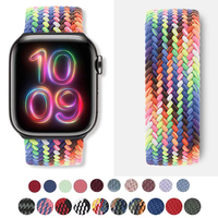 Band For Apple watch Series 10 46mm 42mm 9 7 8 5 SE 6 44mm 45mm 40mm 38 41mm Ultra 49mm bracelet correa Braided Solo Loop Strap