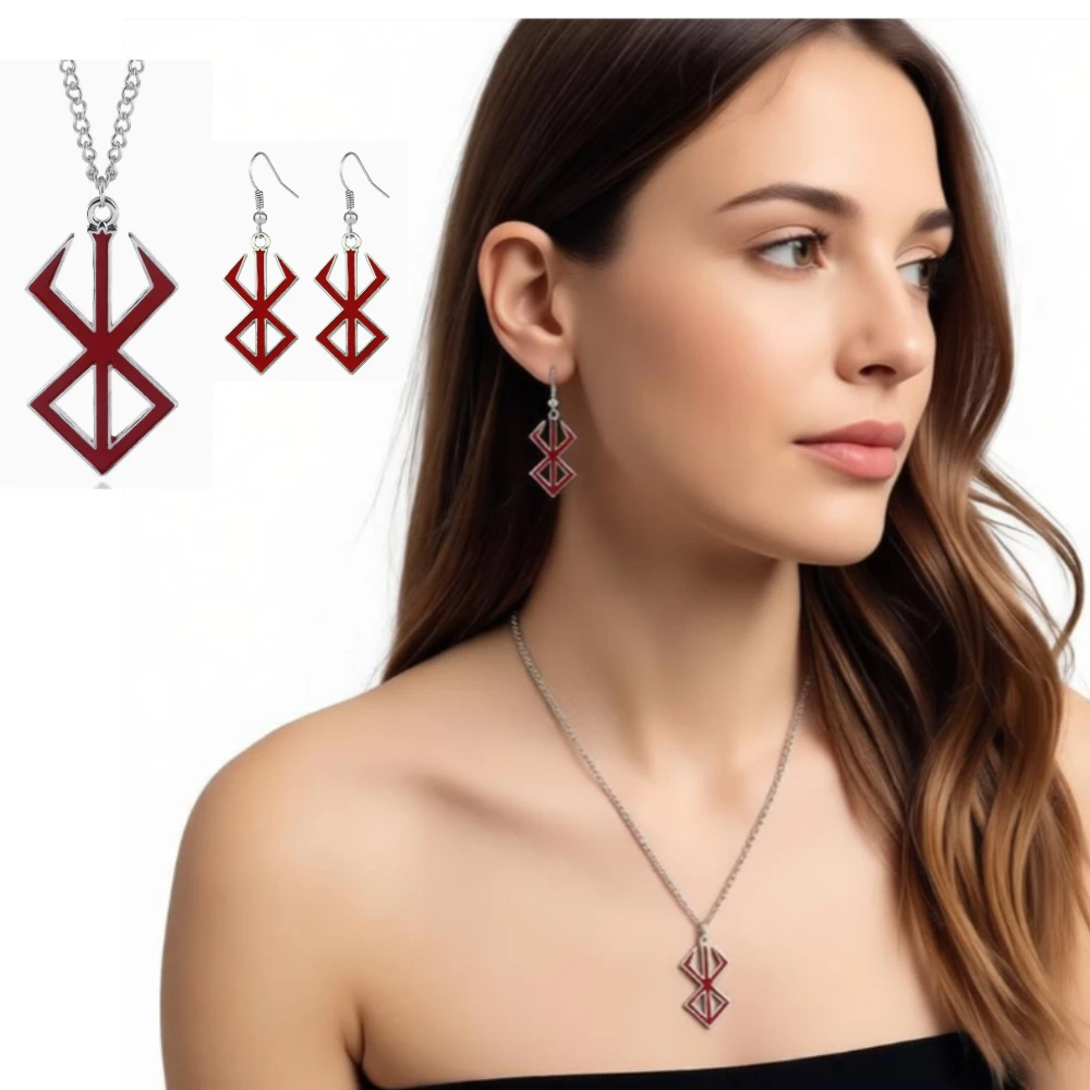 3 Collares con Símbolo del Anime Berserk, Colgantes de Espada Modernos, Joyería Cosplay, Accesorios Decorativos, Regalos
