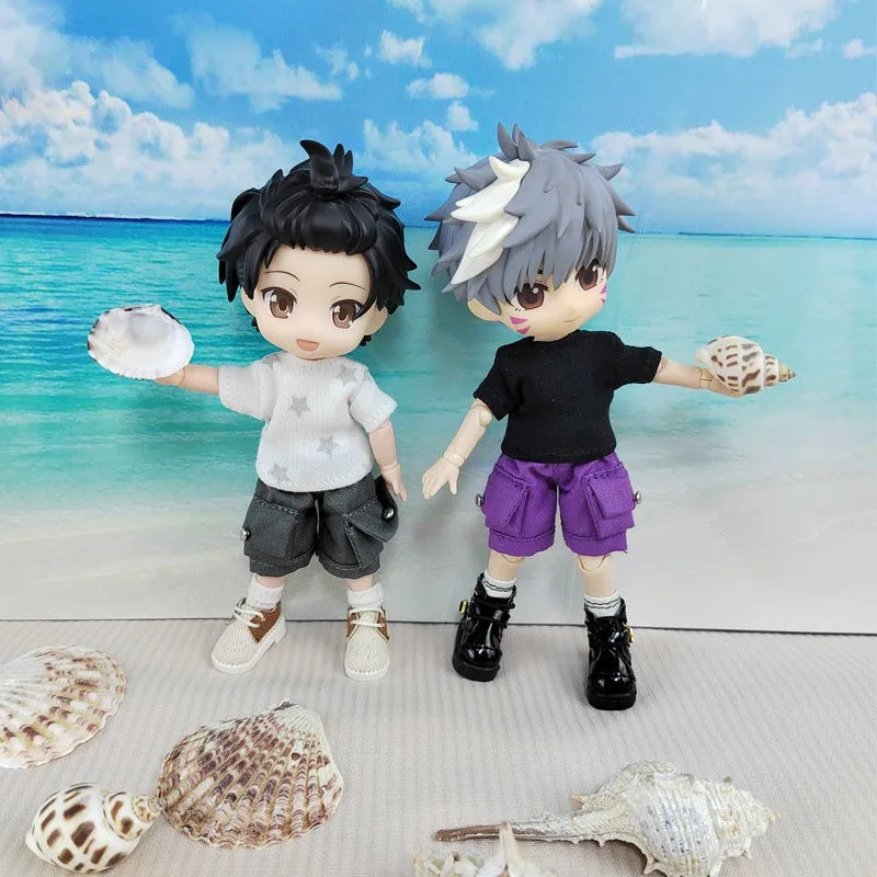 

ob11 baby clothes smooth long sleeve T-shirt 1/12 body bjd doll clothes doll accessories