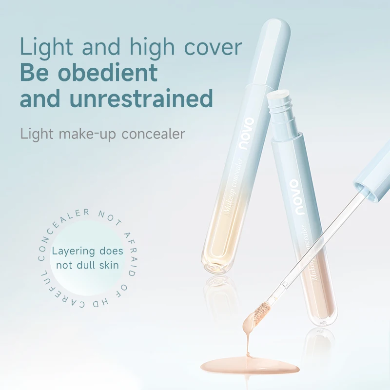 フェイスリキッドコンシーラーマット高カバレッジ防水オイルコントロール保湿長期持続コンシーラーフェイスコレクタークリーム