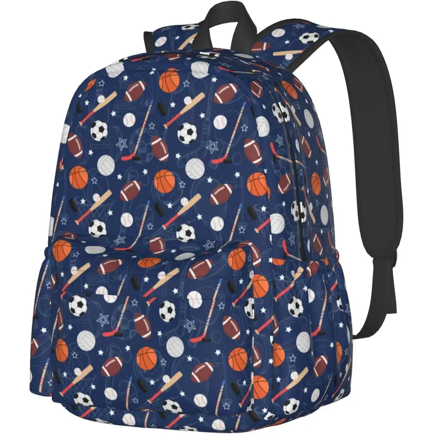 

Sports Backpack School Bag Lightweight Bookbag Casual Daypack for Girls Boys Kids Women Men Travel Laptop 16 Inch