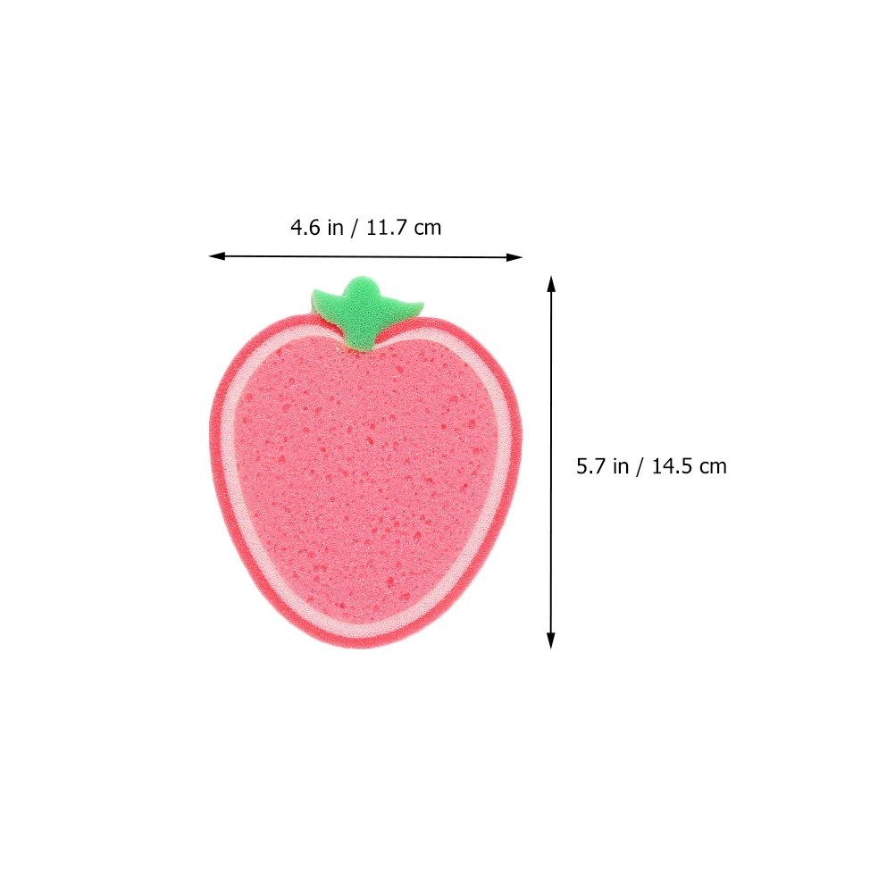 

4pcs Fruit Cleaning Sponge Kitchen Scrubber Set For Dishes Pots Reusable Non-Scratch Scrub Cleaning Sponges Sponges