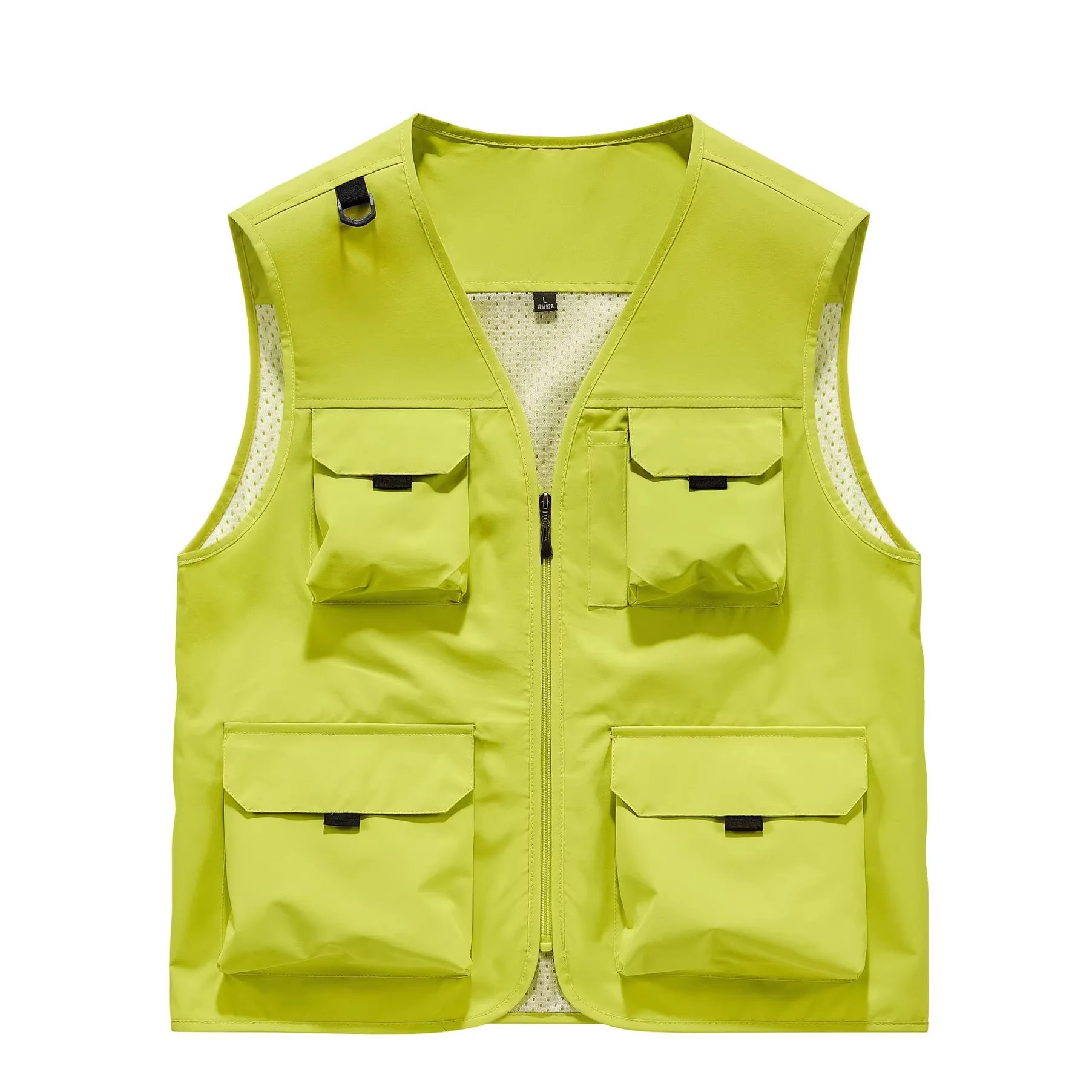 New Summer Men Outdoor Advertising Clothing Vests Coats Mesh Sleeveless Jackets Men Thin Breathable Quick-drying Waistcoats 6XL