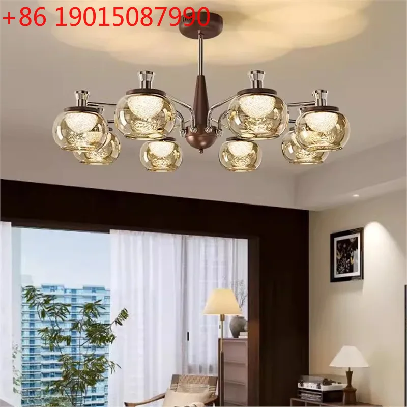 

Основная лампа для гостиной Persimmon, б/у, французский кристалл, высококачественные новые китайские ретро-лампы для всего дома