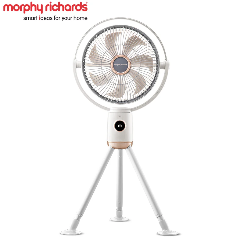 Morphy Richards Silent Air Cooling Fan MR3700/MR3800 Portable Cordless Foldable Floor Standing Fan For Camping Remote Control