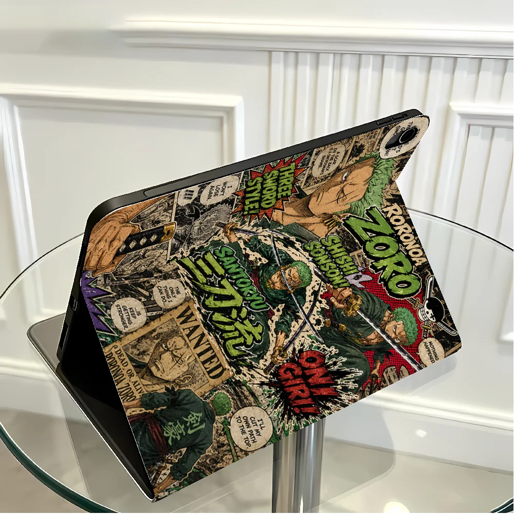 with Pencil Slot Case for Apple iPad Pro11 13 Air 11 13 M4 M3 M2 A16 2026 10th 7/8/9th Air 4/5/6th One P-ieces Zoros