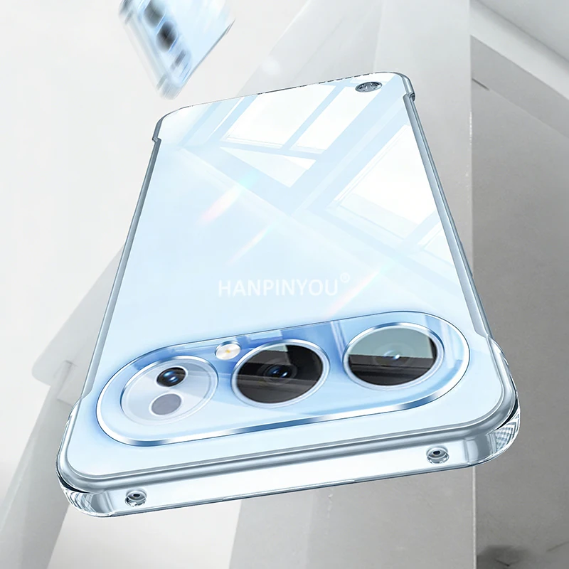 حافظة رفيعة للغاية وبسيطة وشفافة بدون إطار لهاتف Honor 500 Pro 500pro غطاء صلب شفاف مضاد للاصفرار وغطاء مقاوم للصدمات