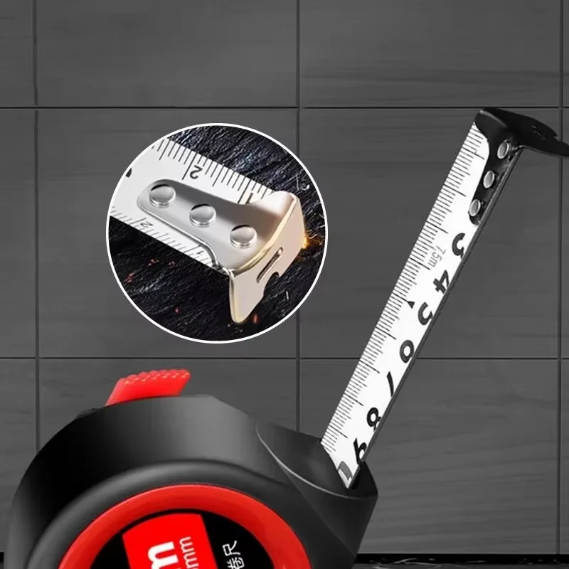Self Locking Multifunctional Steel Tape Measure Measuring Tool for Measuring Extension and Contraction