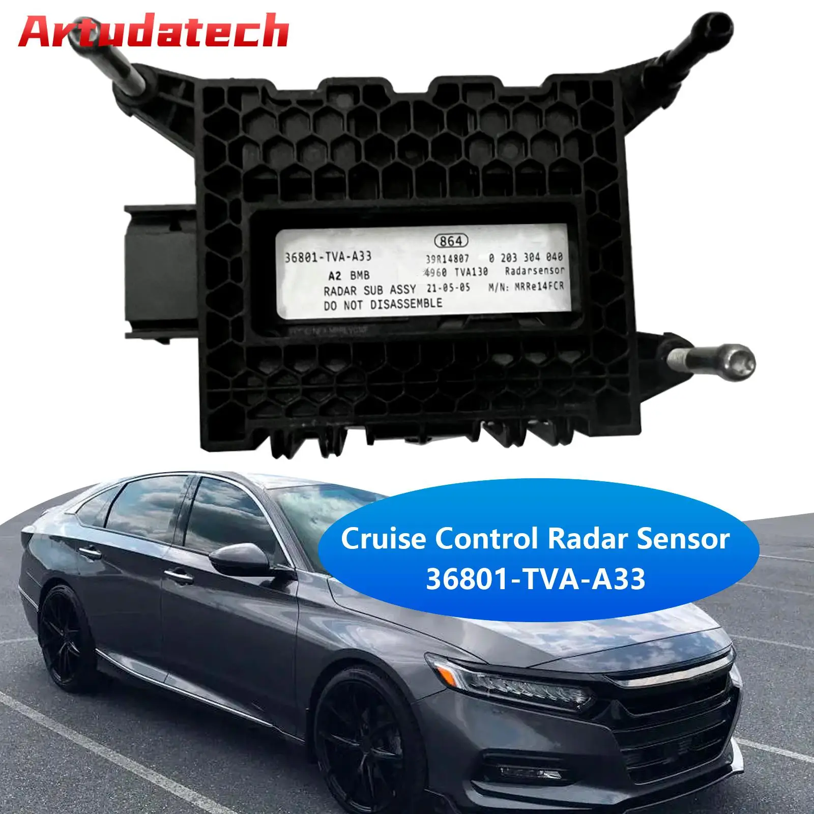 Artudatech Radar Cruise Control Distance Sensor 36801-TVA-A33 For Honda Accord 2018-2023 Car Accessories