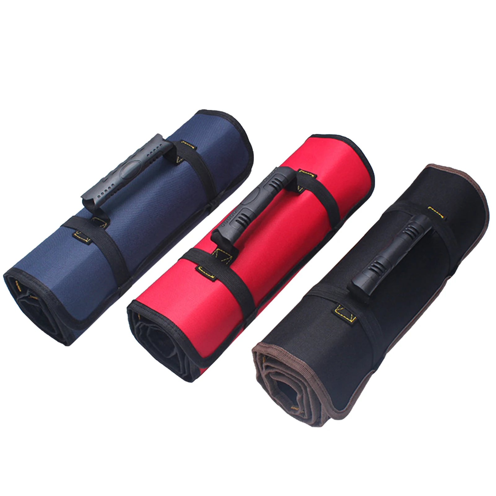 Roll Up Tool Bag Oxford Cloth Multi Pocket Thickened Handle  Tool Bag for Electrician Roll Up Tool Holder Roll Up Tool Bag