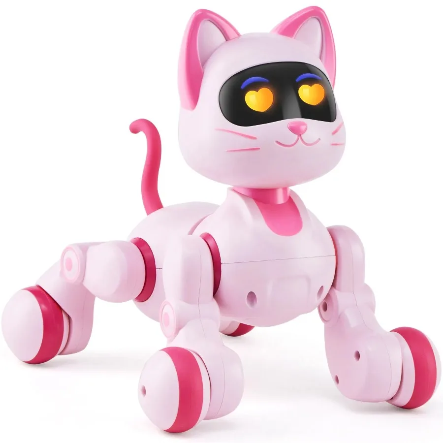 RC Robot Cat Toy for Talking Dancing Touch Remote Control Programmable Educational Toy