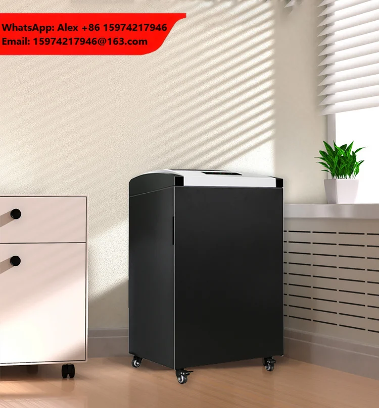 Desktop P2 Level 35Sheets Paper Shredder Household Small Office Automatic Cross Cut CD Paper Shredding Machine