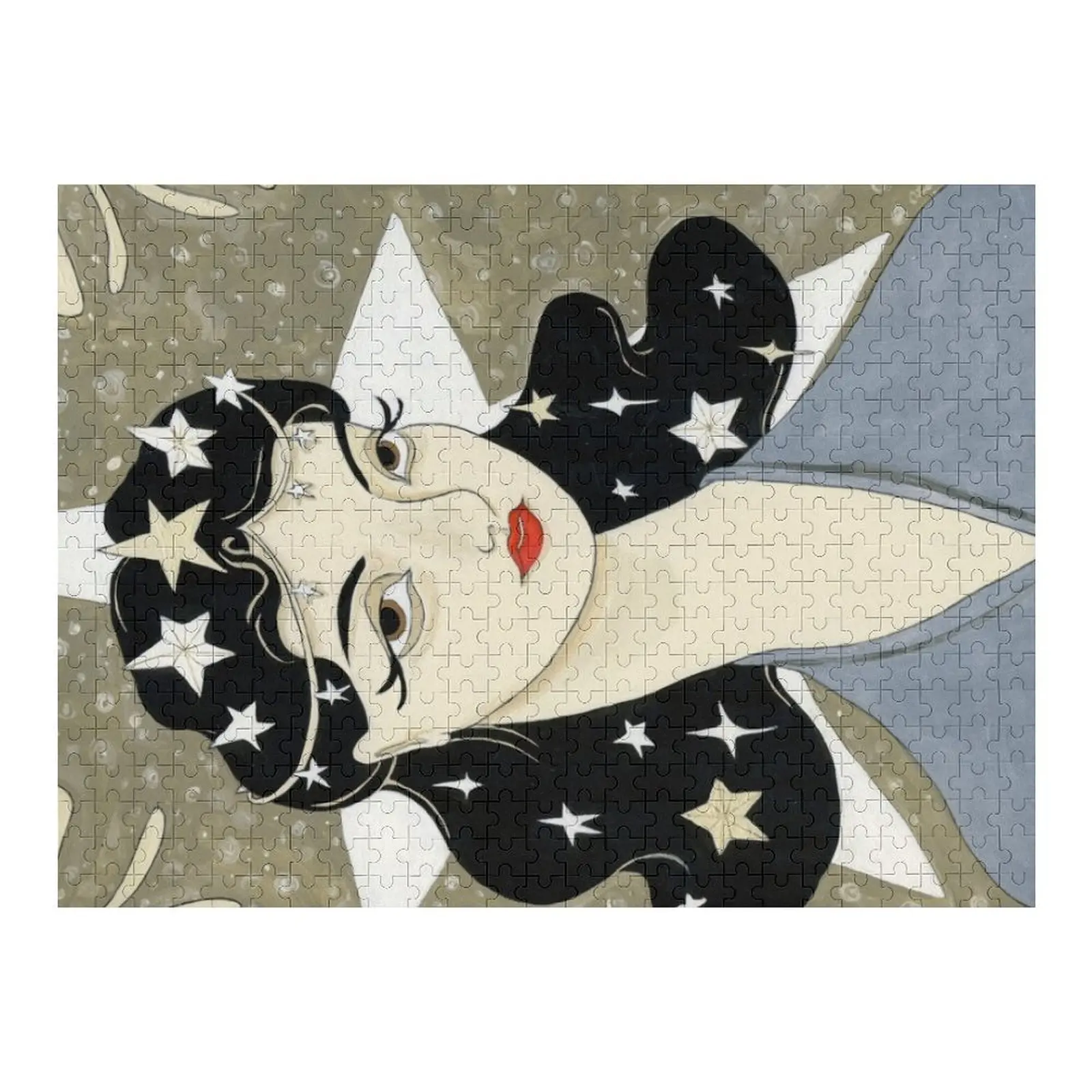 

Remember me Remarkable - girl with stars Jigsaw Puzzle Custom Child Wood Animals Personalized Wooden Name Puzzle