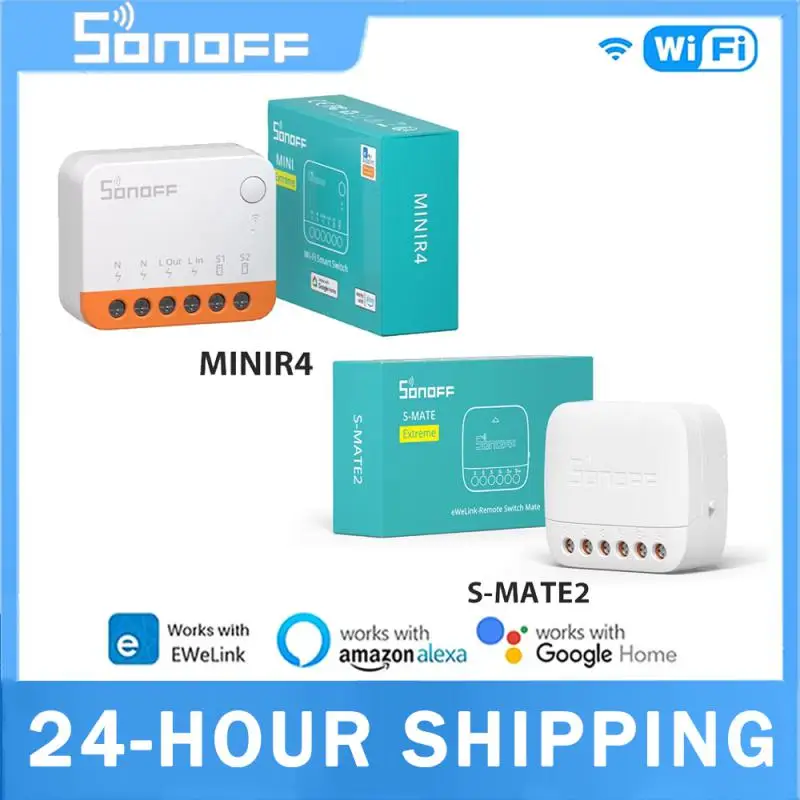 SONOFF Extreme Switch Mate S-MATE2/MINIR4 EWeLink-Remote Control Via Smart Switch For Smart Home Via Alexa Google Home IFTTT