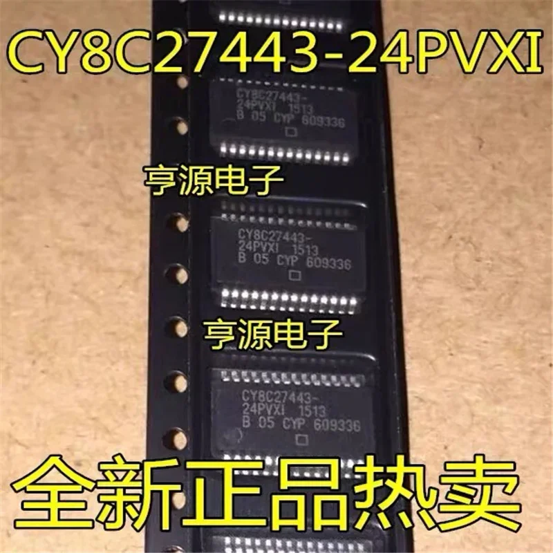 1-10PCS CY8C27443-24PVXI CY8C27443 CY8C27443-24 8C27443 SSOP28