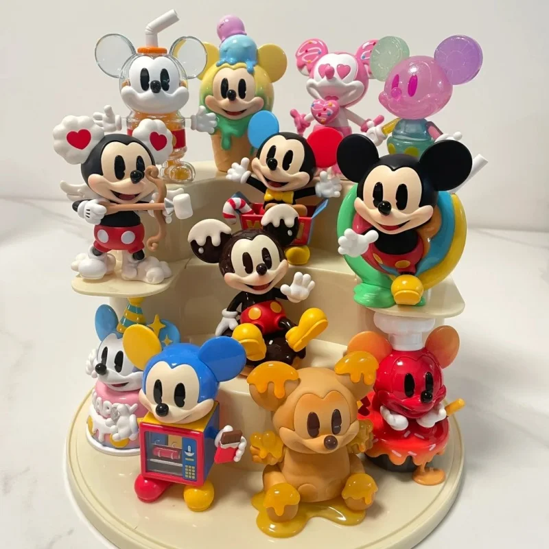 

Фигурки Pop Mart Disney Mickey из серии Boundless Creativity, коллекционные фигурки в закрытой упаковке, милые настольные ПВХ-модели, загадочные коробки, игрушки, подарки для детей