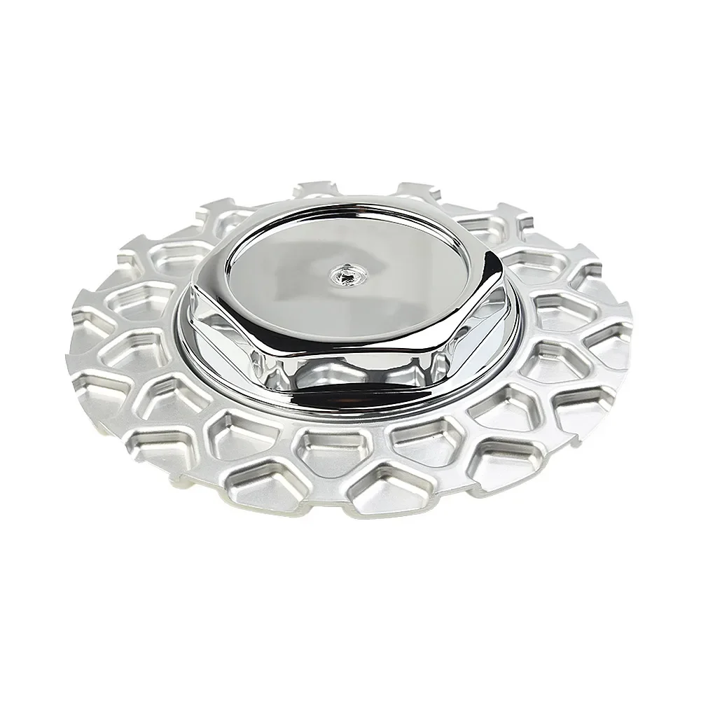 4PCS Car Wheel Center Hub Cap Silver 6.18 Inch/2.05 Inch 157 MM/52 MM Wheel Center Hub Cap For BBS 17\