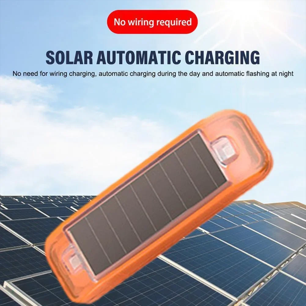 Car Fake Alarm Solar Flash LED Light Fake Security System Anti-Theft Signal Warning Warning Light Flash 12V 3W