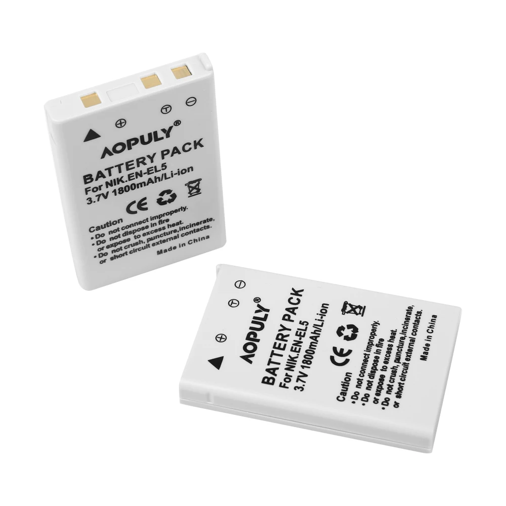 Digital Battery EN-EL5 ENEL5 for Nikon Coolpix P4 P80 P90 P100 P500 P510 P520 P530 P5000 P5100 5200 7900 P6000 3700 4200 Cameras