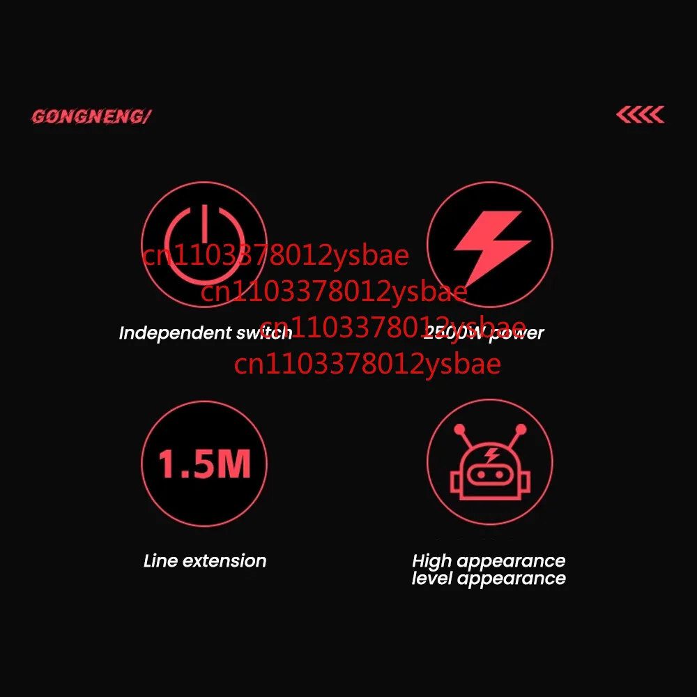 Ładowarka szybkiego ładowania Gravastar Gallium Nitride 65W, gniazdo GaN, kabel 1,5 m