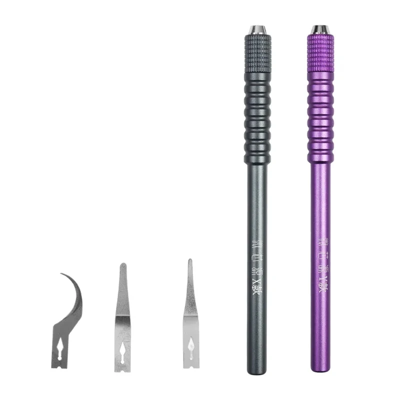 WXY U-شكل القصدير الغراء كشط حدق وحدة المعالجة المركزية لحام مكشطة 5 في 1 مجموعة لإصلاح اللوحة الأم IC رقاقة رفع القصدير أداة إزالة #3