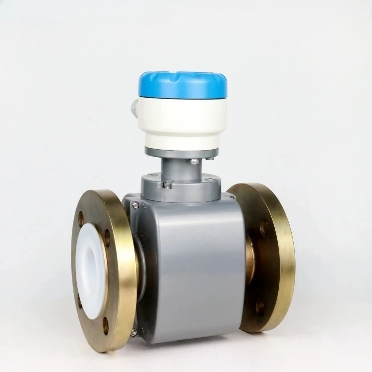 Customizable Stainless Steel Split Type Flow Sensor Food Grade Magnetic LCD Electromagnetic Flowmeter Water Flow Meter OEM