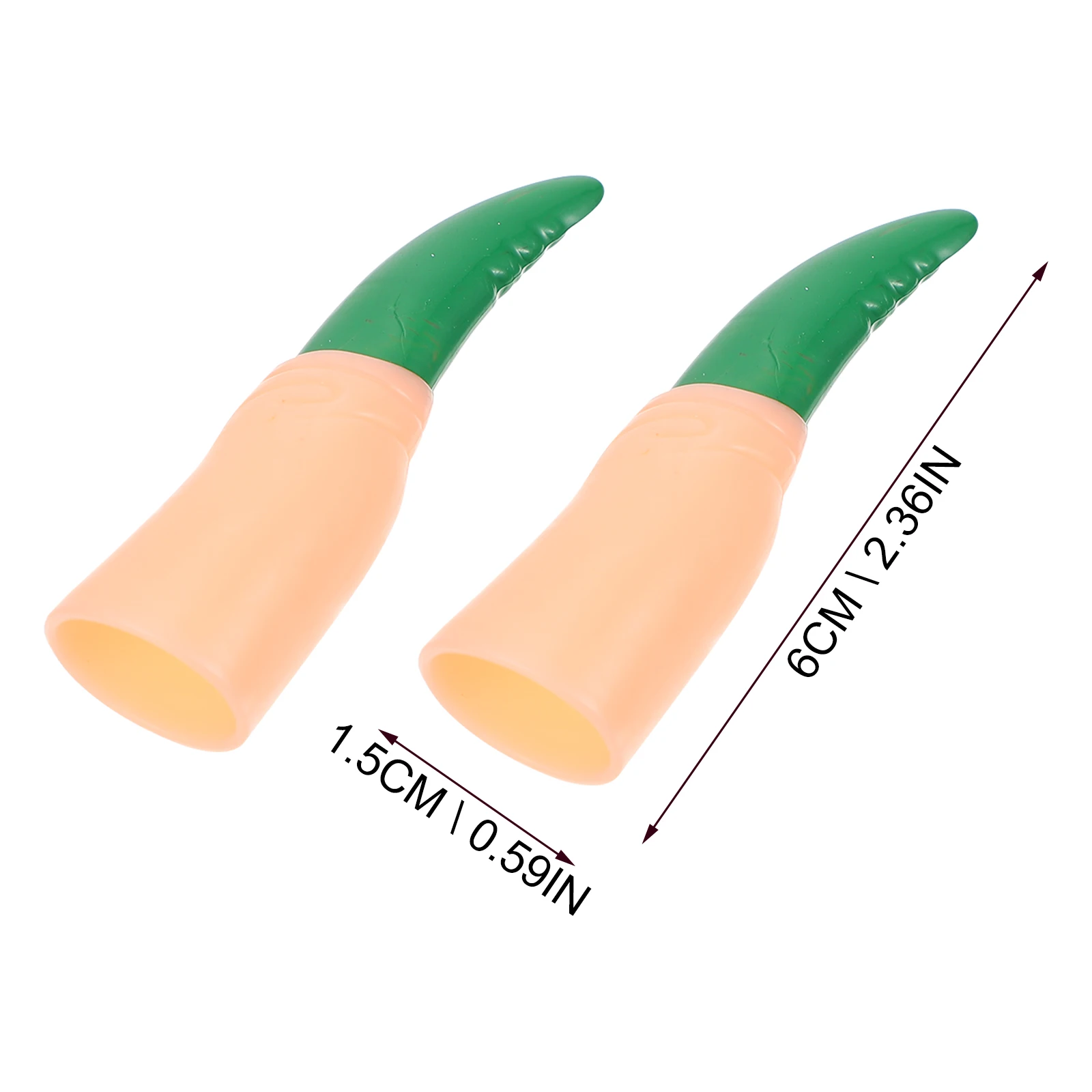 

28 Pcs Spooky Halloween Plastic Finger Covers Glow In The Dark Prank Props For Kids Adults