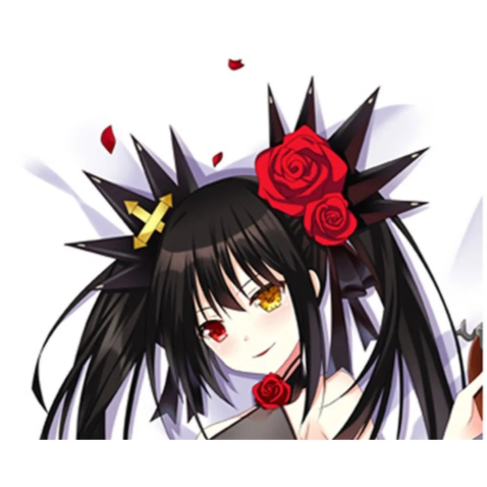 Kurumi Tokisaki Double Sided Printed Long Cushion Cover Bedroom Sofa Decor Pillow Slipcover