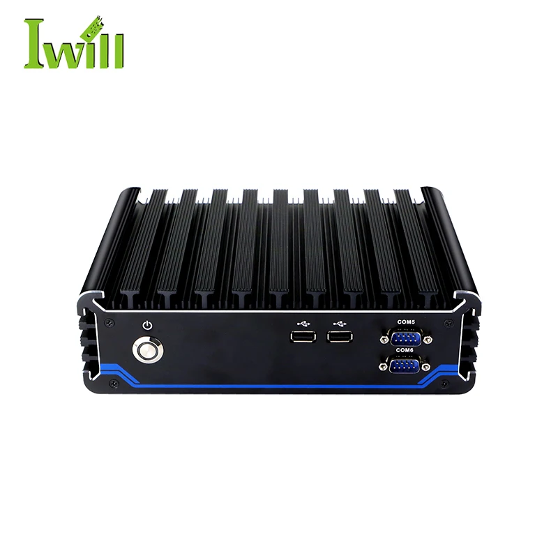 Mini Computer Manufacturer  Core I7 Dual Lan 6COM RS485 Linux Win Industrial Computer  for Electronic Education