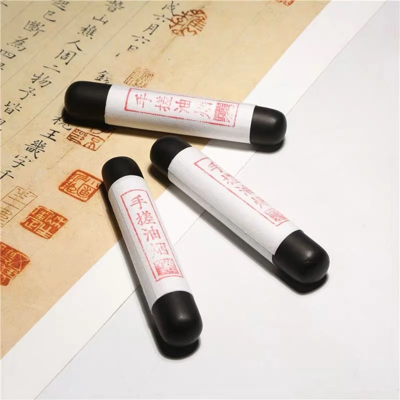 Hui Ink Stick Brush Calligraphy Painting Special Inkstick Hand Rubbing Oil Soot Ink Ancient Method Solid Inker Chinese Painting