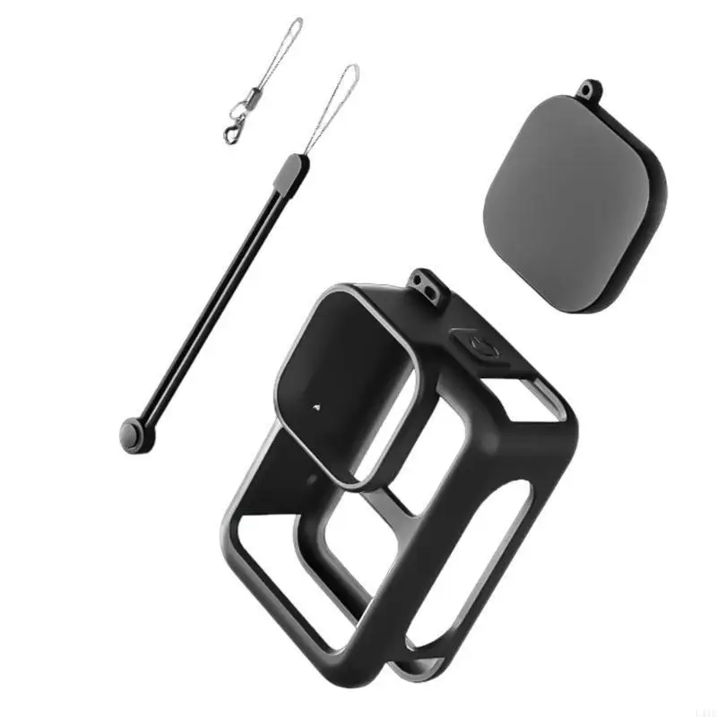 L41F غلاف سيليكون شامل لـ 13 بابًا بطارية بشرة الكاميرا ، والدفاع عن الشاشة ، وقبعات أمان العدسة