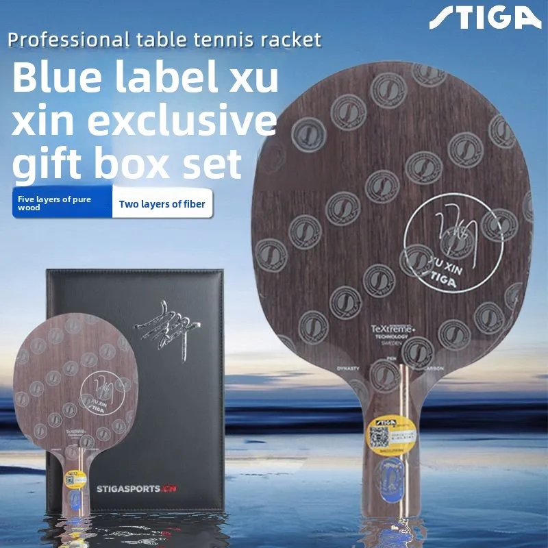 Stiga Blue Label Xu Xin Gold Label Carbon Table Tennis Racket Carbon Table Tennis Bottom Board