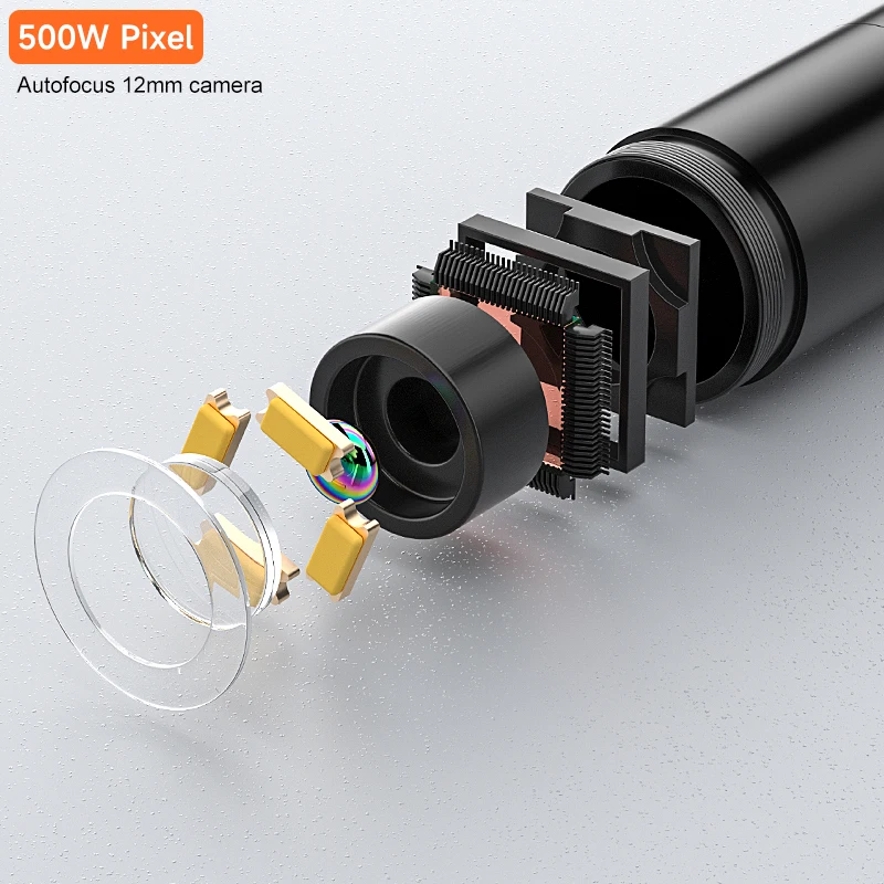 5'' IPS Screen Endoscope Camera HD1080P Single Dual Triple HD1920P 5.0MP Autofocus Lens USB Pipe Inspection Borescope Take Photo image 4