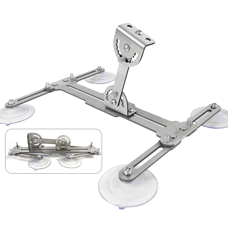 

Foldable Stainless Steel Stand With Suction Cup for Telescopic Linear Actuator Reciprocating Cycle Motor Bracket Small Portable