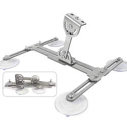 Foldable Stainless Steel Stand With Suction Cup for Telescopic Linear Actuator Reciprocating Cycle Motor Bracket Small Portable
