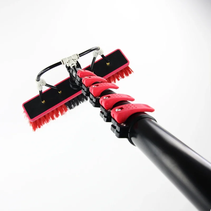 Custom 12-36ft Wide Telescopic Water Fed Pole Equipment Kit Eco-Friendly Aluminum Alloy Material Pole for Window Cleaning